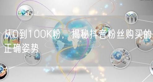 从零到十万粉：抖音粉丝购买正确策略揭秘