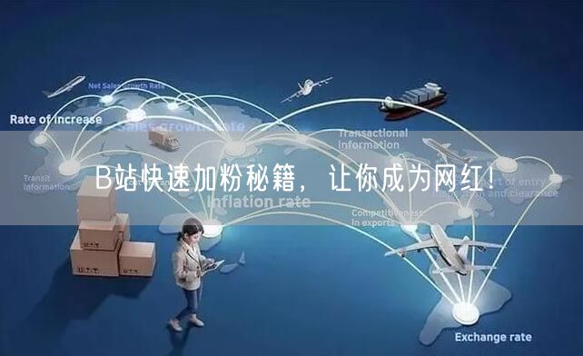 B站快速加粉秘籍，让你成为网红！