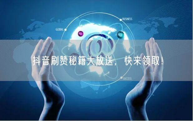 抖音刷赞秘籍大放送，快来领取！
