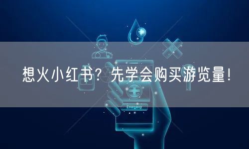 想火小红书？先学会购买游览量！