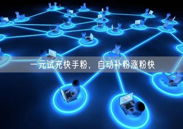 一元试充快手粉，自动补粉涨粉快