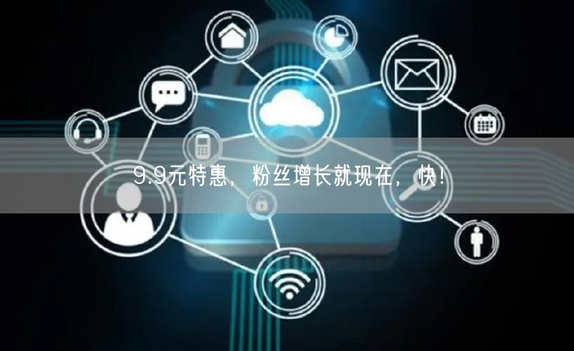 9.9元特惠，粉丝增长就现在，快！
