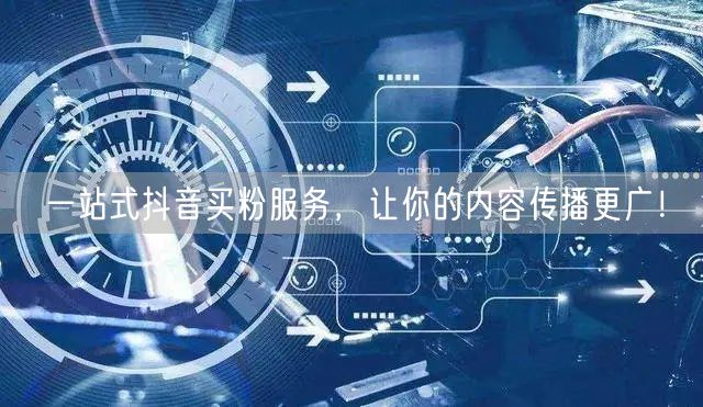 一站式抖音买粉服务，让你的内容传播更广！