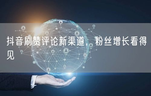 抖音刷赞评论新渠道，粉丝增长看得见