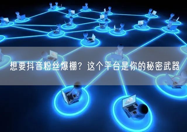 想要抖音粉丝爆棚？这个平台是你的秘密武器