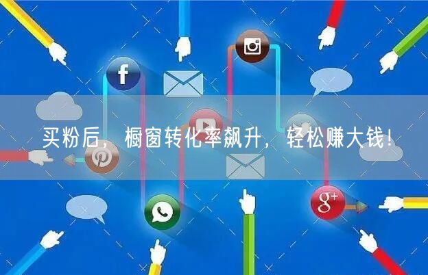 买粉后，橱窗转化率飙升，轻松赚大钱！