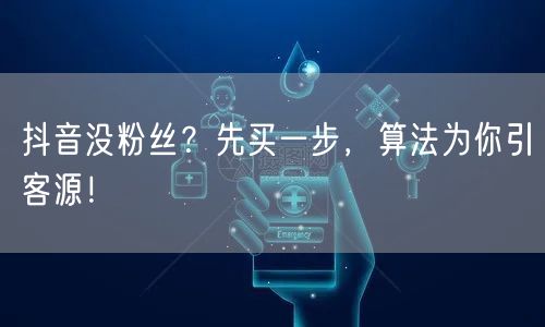 抖音没粉丝？先买一步，算法为你引客源！