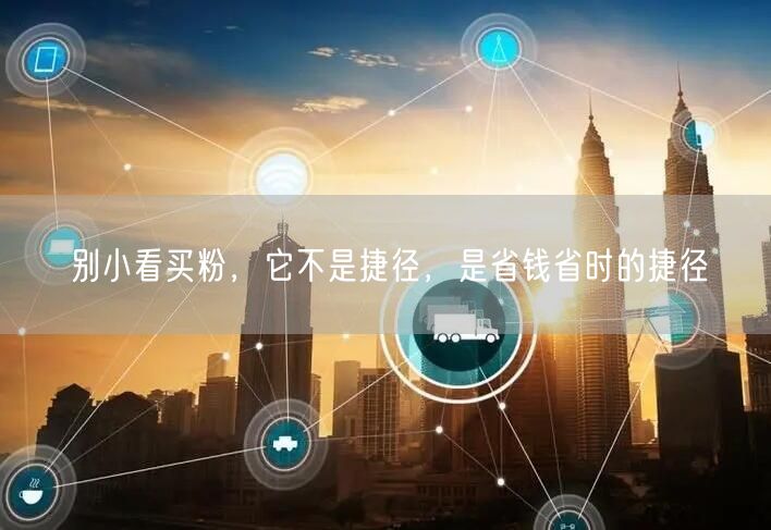 别小看买粉，它不是捷径，是省钱省时的捷径