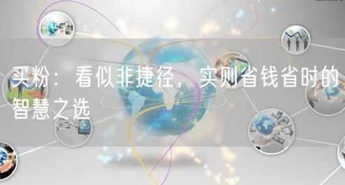 买粉：看似非捷径，实则省钱省时的智慧之选