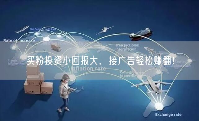 买粉投资小回报大，接广告轻松赚翻！