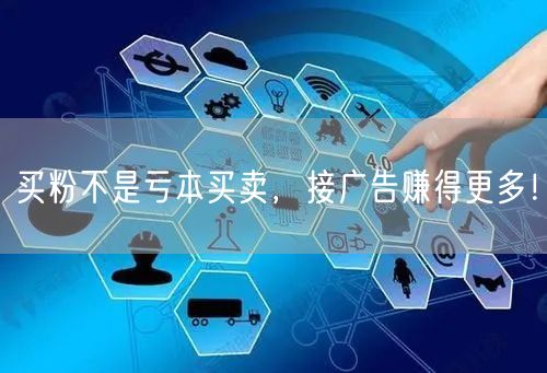 买粉不是亏本买卖，接广告赚得更多！