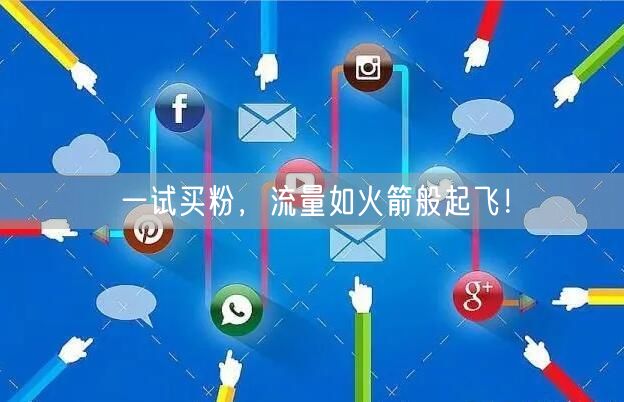 一试买粉，流量如火箭般起飞！