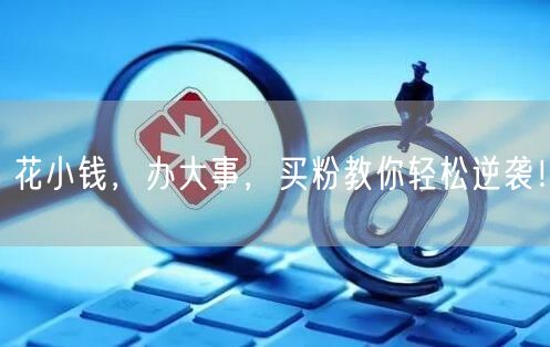 花小钱，办大事，买粉教你轻松逆袭！