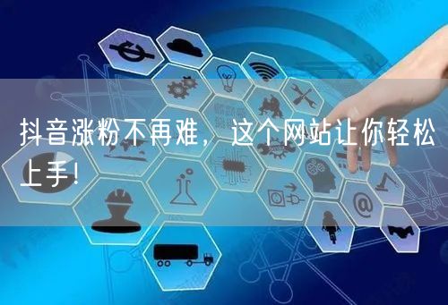抖音涨粉不再难，这个网站让你轻松上手！