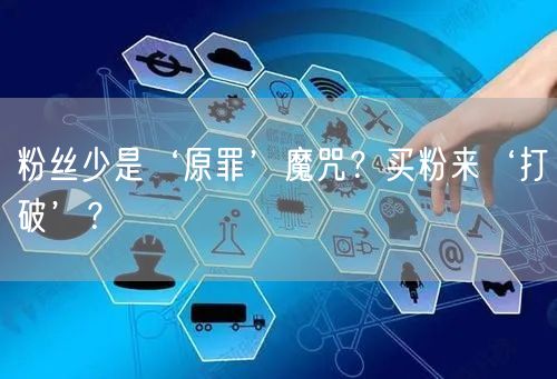 粉丝少是‘原罪’魔咒？买粉来‘打破’？