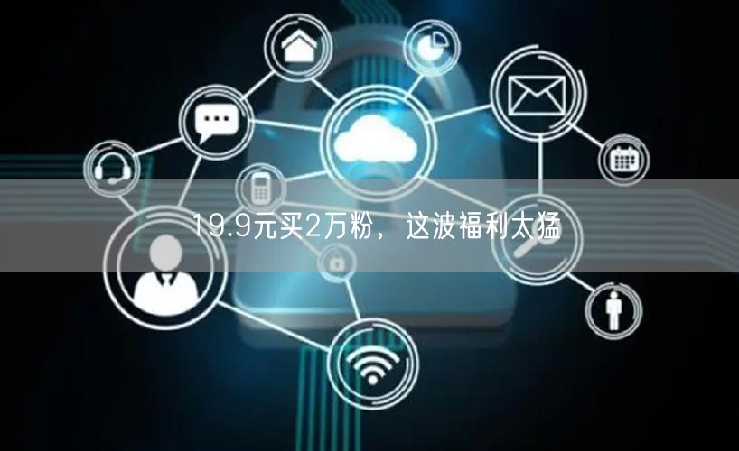 19.9元买2万粉，这波福利太猛