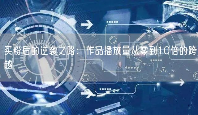 买粉后的逆袭之路：作品播放量从零到10倍的跨越