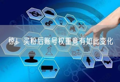 惊！买粉后账号权重竟有如此变化