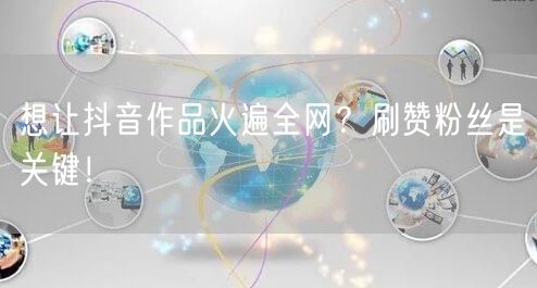 想让抖音作品火遍全网？刷赞粉丝是关键！