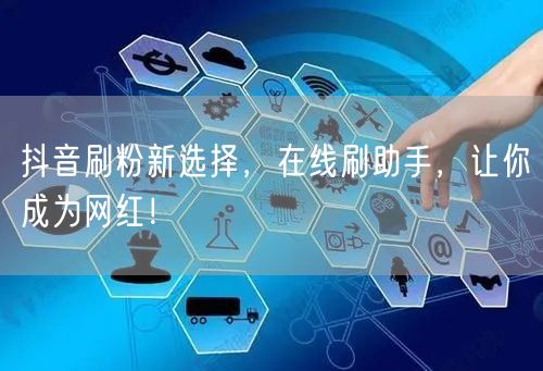 抖音刷粉新选择，在线刷助手，让你成为网红！