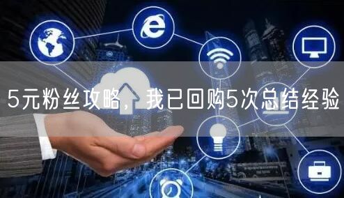 5元粉丝攻略，我已回购5次总结经验