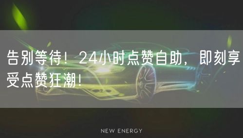 告别等待！24小时点赞自助，即刻享受点赞狂潮！