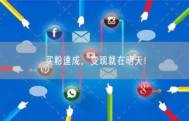 买粉速成，变现就在明天！