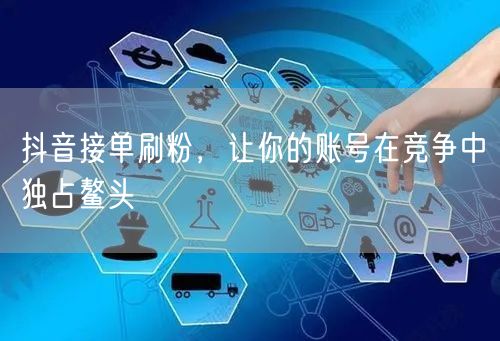 抖音接单刷粉，让你的账号在竞争中独占鳌头