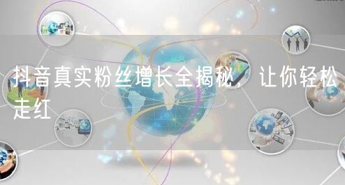 抖音真实粉丝增长全揭秘，让你轻松走红