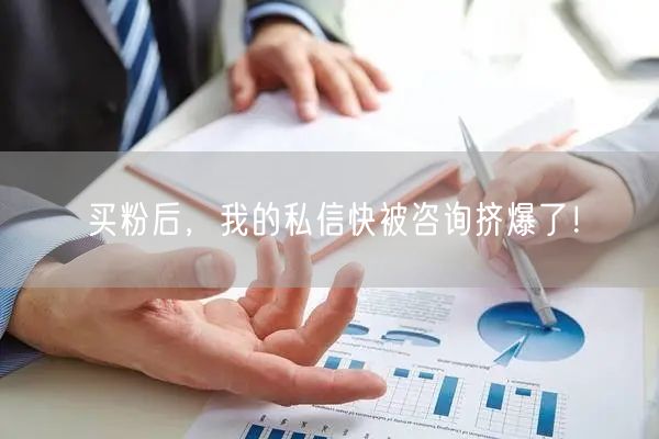 买粉后，我的私信快被咨询挤爆了！