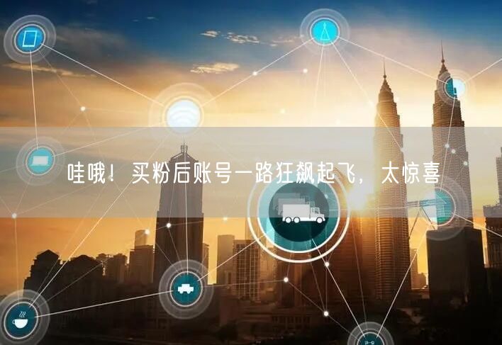 哇哦！买粉后账号一路狂飙起飞，太惊喜