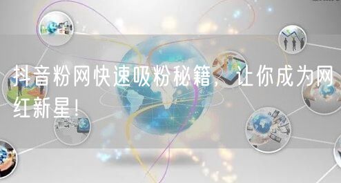 抖音粉网快速吸粉秘籍，让你成为网红新星！