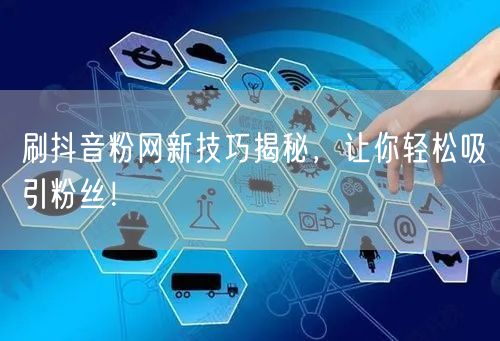 刷抖音粉网新技巧揭秘，让你轻松吸引粉丝！
