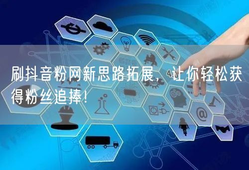 刷抖音粉网新思路拓展，让你轻松获得粉丝追捧！