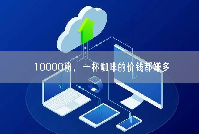 10000粉，一杯咖啡的价钱都嫌多