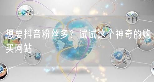 想要抖音粉丝多？试试这个神奇的购买网站